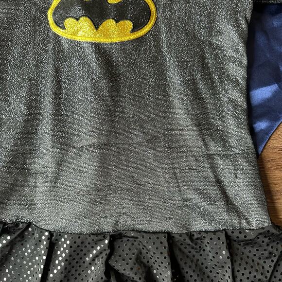 Rubie's Bat Girl Hoodie Costume w attached hood/Cap girls size Small/medium - Picture 2 of 5